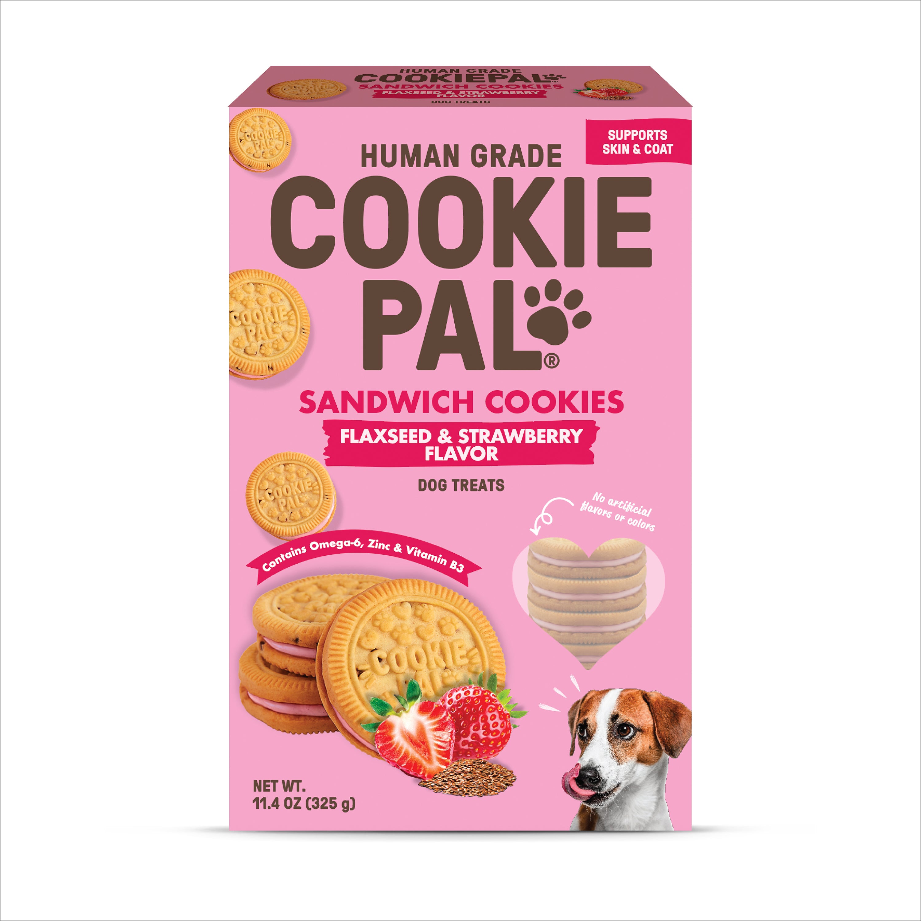 Flaxseed & Strawberry Sandwich Cookies – COOKIE PAL