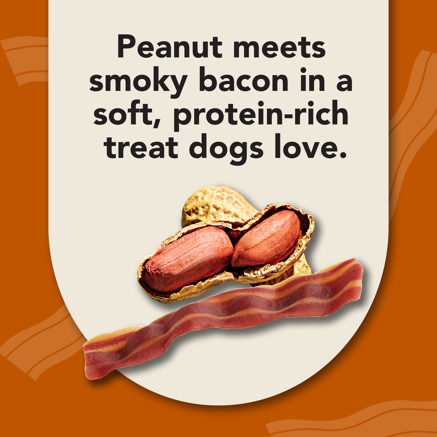 Bacon-Style Treats with Peanut Butter